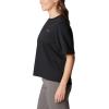 Columbia Womens North Cascades Relaxed Tee(Black  Salmon Fish and Friends)