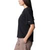 Columbia Womens North Cascades Relaxed Tee(Black/Casual Brand)