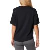 Columbia Womens North Cascades Relaxed Tee(Black/Gem Columbia)