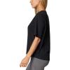 Columbia Womens North Cascades Relaxed Tee(Black/Gem Columbia)
