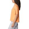 Columbia Womens North Cascades Relaxed Tee(Bright Nectar  Tranq Teal Pfg Triangle)