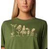 Columbia Womens North Cascades Relaxed Tee(Canteen/Floral Friends)