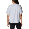 Columbia Womens North Cascades Relaxed Tee(Cirrus Grey  White Pfg Script Isle)