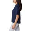 Columbia Womens North Cascades Relaxed Tee(Collegiate Navy  White Fish and Friends)
