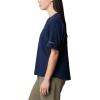 Columbia Womens North Cascades Relaxed Tee(Collegiate Navy/Casual Brand)