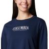 Columbia Womens North Cascades Relaxed Tee(Collegiate Navy/Casual Brand)