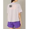Columbia Womens North Cascades Relaxed Tee(Columbia Grey Heather/Fish Friends Flag)