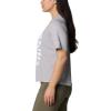 Columbia Womens North Cascades Relaxed Tee(Columbia Grey Heather/Floral Groove)