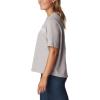 Columbia Womens North Cascades Relaxed Tee(Columbia Grey Heather/Inverted Brand Grx)