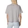 Columbia Womens North Cascades Relaxed Tee(Columbia Grey Heather/Pfg Stacked Vert)