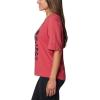 Columbia Womens North Cascades Relaxed Tee(Daredevil/Floral Groove)