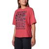 Columbia Womens North Cascades Relaxed Tee(Daredevil/Floral Groove)