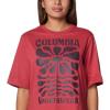 Columbia Womens North Cascades Relaxed Tee(Daredevil/Floral Groove)
