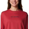 Columbia Womens North Cascades Relaxed Tee(Daredevil/Gem Columbia)