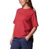 Columbia Womens North Cascades Relaxed Tee(Daredevil/Gem Columbia)