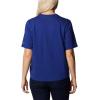 Columbia Womens North Cascades Relaxed Tee(Dark Sapphire/Centered Multi Gem)