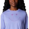 Columbia Womens North Cascades Relaxed Tee(Fairytale  Berry Jam Grin)