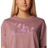 Columbia Womens North Cascades Relaxed Tee(Fig/Floral Friends)