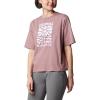 Columbia Womens North Cascades Relaxed Tee(Fig/Floral Groove)