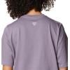 Columbia Womens North Cascades Relaxed Tee(Granite Purple Pfg Isle Rise)