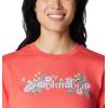 Columbia Womens North Cascades Relaxed Tee(Juicy/Branded Bouquet)