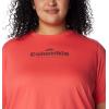 Columbia Womens North Cascades Relaxed Tee(Juicy/Elevated High)