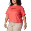Columbia Womens North Cascades Relaxed Tee(Juicy/Elevated High)