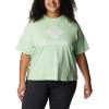 Columbia Womens North Cascades Relaxed Tee(Key West/Csc Stacked Gradient Graphic)
