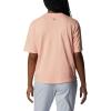 Columbia Womens North Cascades Relaxed Tee(Light Coral/Fair Weather Graphic)