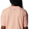 Columbia Womens North Cascades Relaxed Tee(Light Coral/Fair Weather Graphic)