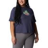 Columbia Womens North Cascades Relaxed Tee(Nocturnal/Best Site)