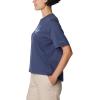 Columbia Womens North Cascades Relaxed Tee(Nocturnal/Branded Bouquet)