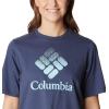 Columbia Womens North Cascades Relaxed Tee(Nocturnal/Csc Stacked Gradient Graphic)