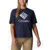 Columbia Womens North Cascades Relaxed Tee(Nocturnal/Csc Stacked Impressions Grx)