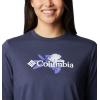 Columbia Womens North Cascades Relaxed Tee(Nocturnal/Jubilant Flower)