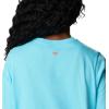 Columbia Womens North Cascades Relaxed Tee(Opal Blue  White Grin)