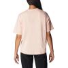 Columbia Womens North Cascades Relaxed Tee(Peach Blossom/Centered Gem Solarized)