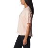 Columbia Womens North Cascades Relaxed Tee(Peach Blossom/Centered Gem Solarized)
