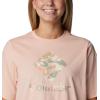Columbia Womens North Cascades Relaxed Tee(Peach Blossom/Gem Mod Camo)