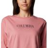 Columbia Womens North Cascades Relaxed Tee(Pink Agave/Casual Brand)