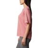 Columbia Womens North Cascades Relaxed Tee(Pink Agave/Casual Brand)