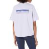 Columbia Womens North Cascades Relaxed Tee(Purple Tint/Framed Halftone Logo Grx)