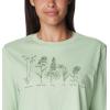 Columbia Womens North Cascades Relaxed Tee(Sage Leaf/Floral Friends)