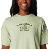 Columbia Womens North Cascades Relaxed Tee(Sage Leaf/Outdoors Club)