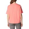 Columbia Womens North Cascades Relaxed Tee(Salmon Pfg Isle Rise)