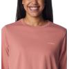 Columbia Womens North Cascades Relaxed Tee(Sandalwood Pink/Sorbet Easy Breezy)