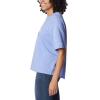 Columbia Womens North Cascades Relaxed Tee(Serenity/Centered Gem Solarized Tonal)