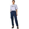 Columbia Womens North Cascades Relaxed Tee(Snowdrift/Floral Emblem)