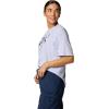 Columbia Womens North Cascades Relaxed Tee(Snowdrift/Floral Emblem)