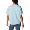 Columbia Womens North Cascades Relaxed Tee(Spring Blue/Gem Wisterian)